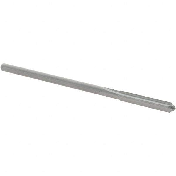 OSG - 2.7mm Solid Carbide Chucking Reamer - Straight Flute, 2.38mm Straight Shank, 16mm Flute Length, 57mm OAL - Eagle Tool & Supply