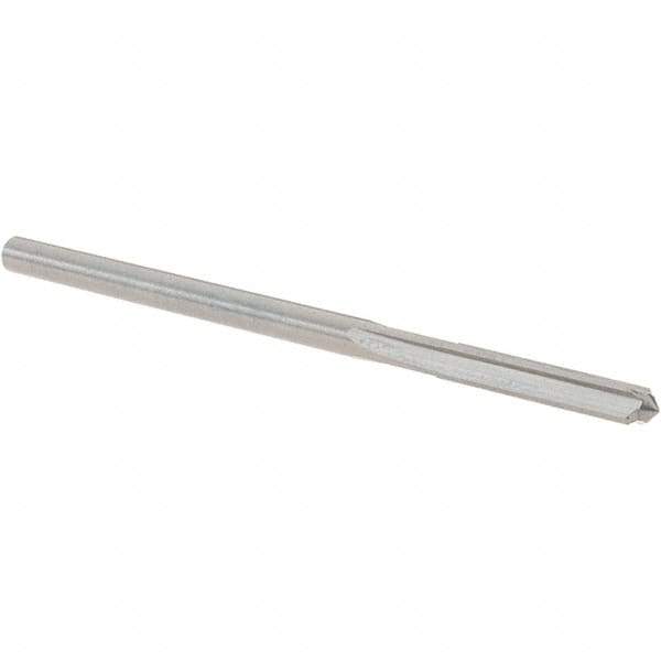 OSG - #32 Solid Carbide Chucking Reamer - Straight Flute, 7/64" Straight Shank, 5/8" Flute Length, 2-1/4" OAL - Eagle Tool & Supply