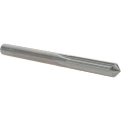 OSG - 7.8mm Solid Carbide Chucking Reamer - Straight Flute, 7.14mm Straight Shank, 29mm Flute Length, 83mm OAL - Eagle Tool & Supply