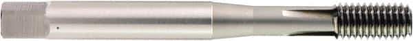 OSG - M8x1.25 Metric Coarse H7 Thread Limit Bottoming Thread Forming Tap - Solid Carbide, Bright Finish, 90mm OAL, 1-1/8" Thread Length, Right Hand Thread, Series 14153 - Eagle Tool & Supply