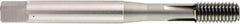 OSG - M10x1.25 Metric Fine H7 Thread Limit Bottoming Thread Forming Tap - Solid Carbide, Bright Finish, 100mm OAL, 1-1/4" Thread Length, Right Hand Thread, Series 14153 - Eagle Tool & Supply