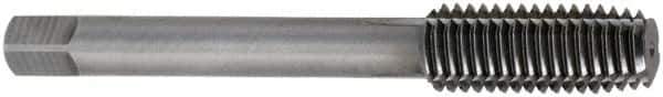 OSG - M3x0.50 Metric Coarse H5 Thread Limit Plug Thread Forming Tap - Solid Carbide, Bright Finish, 46mm OAL, 18mm Thread Length, Right Hand Thread, Series 369 - Eagle Tool & Supply