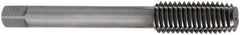 OSG - M6x1.00 Metric Coarse H7 Thread Limit Plug Thread Forming Tap - Solid Carbide, Bright Finish, 62mm OAL, 24mm Thread Length, Right Hand Thread, Series 369 - Eagle Tool & Supply