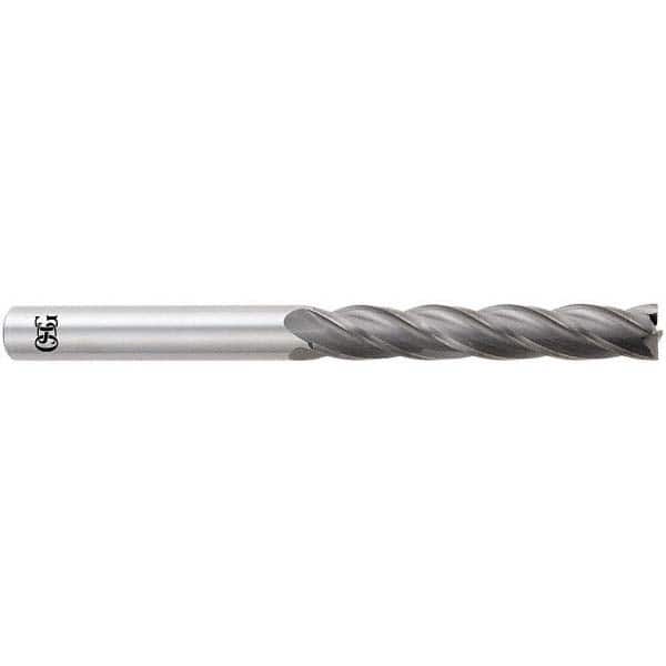 OSG - 18mm, 76mm LOC, 18mm Shank Diam, 153mm OAL, 4 Flute, Solid Carbide Square End Mill - Eagle Tool & Supply