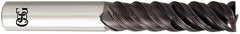 OSG - 6mm, 15mm LOC, 6mm Shank Diam, 60mm OAL, 4 Flute, Solid Carbide Square End Mill - Single End, TiAlN Finish, Spiral Flute, 50° Helix, Centercutting, Right Hand Cut, Right Hand Flute, Series HP451 - Eagle Tool & Supply