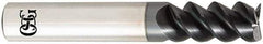 OSG - 6mm, 19mm LOC, 6mm Shank Diam, 64mm OAL, 3 Flute, Solid Carbide Square End Mill - Single End, TiAlN Finish, Spiral Flute, 60° Helix, Centercutting, Right Hand Cut, Right Hand Flute, Series HP460 - Eagle Tool & Supply