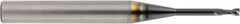 OSG - 2mm, 3mm LOC, 6mm Shank Diam, 60mm OAL, 2 Flute, Solid Carbide Square End Mill - Single End, TiAlN Finish, Spiral Flute, 30° Helix, Centercutting, Right Hand Cut, Right Hand Flute, Series HP450 - Eagle Tool & Supply
