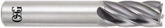 OSG - 1/8", 1/2" LOC, 1/8" Shank Diam, 1-1/2" OAL, 6 Flute, Solid Carbide Square End Mill - Single End, Uncoated, Spiral Flute, 30° Helix, Centercutting, Right Hand Cut, Right Hand Flute, Series 461 - Eagle Tool & Supply