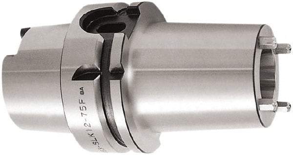 OSG - HSK63A Taper Shank Shrink Fit Tool Holder & Adapter - 135mm Projection, 41mm Nose Diam, Through Coolant - Exact Industrial Supply