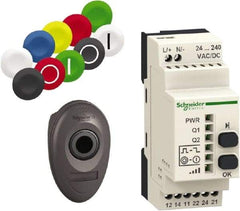 Square D - Maintained (MA) and Momentary (MO), Wireless Pushbutton System with Programmable Receiver - 24-240 VAC/VDC - Eagle Tool & Supply