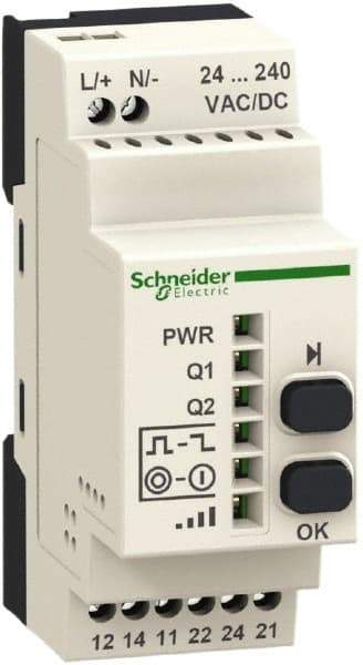 Square D - Wireless Pushbutton System with Programmable Receiver - 24-240 VAC/VDC, Relay Output Output, IP20 - Eagle Tool & Supply