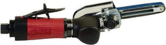 Chicago Pneumatic - 1/2 x 12 Inch, 26,000 RPM Air Belt Sander - 0.4 Hp, 1/4 Inch Inlet, 5.45 CFM Air Consumption, Rear Exhaust - Eagle Tool & Supply