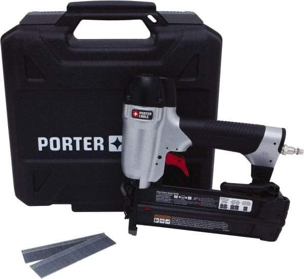 Porter-Cable - 2" Nail Length, 18 Gauge Brad Air Nailer Kit - 70 to 120 psi - Eagle Tool & Supply