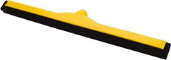 PRO-SOURCE - 24" Rubber Blade Floor Squeegee - Yellow - Eagle Tool & Supply