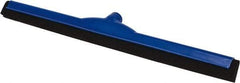 PRO-SOURCE - 24" Rubber Blade Floor Squeegee - Blue - Eagle Tool & Supply