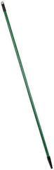 PRO-SOURCE - 60 x 1-1/4" Fiberglass Handle for Floor Squeegees & Push Brooms - Threaded Connection, Green - Eagle Tool & Supply