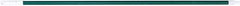 PRO-SOURCE - 60 x 1-1/4" Fiberglass Handle for Floor Squeegees & Push Brooms - Threaded Connection, Green - Eagle Tool & Supply