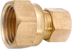 ANDERSON METALS - 5/8" OD, Lead Free Brass Female Connector - 150 Max Working psi, Comp x FNPT Ends - Eagle Tool & Supply