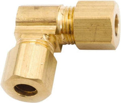ANDERSON METALS - 1/4" OD, Lead Free Brass Union Elbow - 300 Max Working psi, Comp x Comp Ends - Eagle Tool & Supply