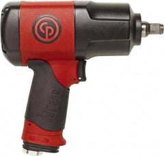 Chicago Pneumatic - 1/2" Drive, 8,200 RPM, 922 Ft/Lb Torque Impact Wrench - Pistol Grip Handle, 5.2 CFM, 90 psi, 1/4" NPT Inlet - Eagle Tool & Supply