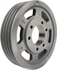 TB Wood's - 4 Groove, 1 to 3-15/16 Bore Diam, 23.6" Outside Diam, QD Bushed V Belt Sheave - 23.6 5V Diam Belt Pitch - Eagle Tool & Supply