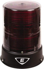 Edwards Signaling - 24 VAC/VDC, 4X NEMA Rated, LED, Magenta, Flashing, Steady Light - 65 Flashes per min, 3/4 Inch Pipe, 8-1/4 Inch Diameter, 7-3/4 Inch High, IP66 Ingress Rating, Pipe Mount - Eagle Tool & Supply