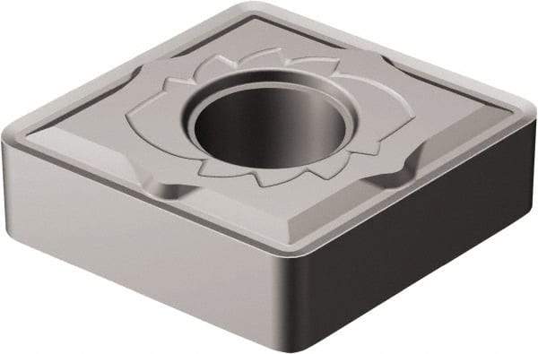 Sandvik Coromant - CNMG642 SM Grade H13A Carbide Turning Insert - Uncoated, 80° Diamond, 3/4" Inscr Circle, 1/4" Thick, 1/32" Corner Radius - Eagle Tool & Supply