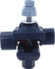 Ideal - 10 to 2 (Tap), 8 to 1/0 (Run) AWG Compatible, Tap Connector - 2.2" OAL x 1.8" OAW x 3.1" OAH - Eagle Tool & Supply