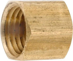 ANDERSON METALS - 1/2-14 Female Thread, Lead Free Brass Industrial Pipe End Cap - FNPT, 1,000 psi - Eagle Tool & Supply