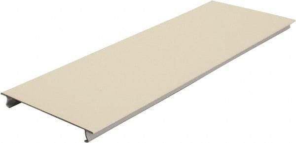 Hubbell Wiring Device-Kellems - 13-1/2 Inch Long x 4-3/4 Inch Wide x 1/4 Inch High, Rectangular Raceway Cover - Ivory, For Use with HBL4750 Series Raceways - Eagle Tool & Supply