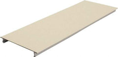 Hubbell Wiring Device-Kellems - 13-1/2 Inch Long x 4-3/4 Inch Wide x 1/4 Inch High, Rectangular Raceway Cover - Ivory, For Use with HBL4750 Series Raceways - Eagle Tool & Supply