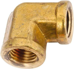 ANDERSON METALS - Class NSF, 1/4" Internal Pipe, Lead Free Brass 90° Elbow - NPT - Eagle Tool & Supply