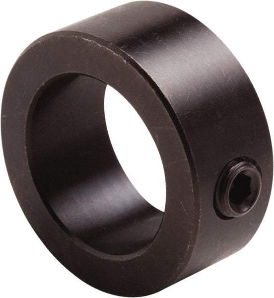 Climax Metal Products - 3/32" Bore, Steel, Set Screw Shaft Collar - 3/8" Outside Diam, 3/16" Wide - Eagle Tool & Supply