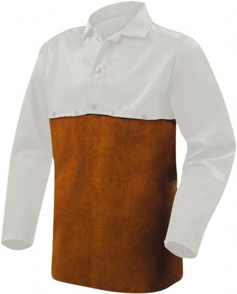 Steiner - Size 22 x 19, 19" Long, Detachable Bib - Leather, Brown - Eagle Tool & Supply
