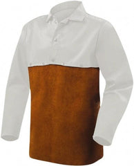 Steiner - Size 22 x 19, 19" Long, Detachable Bib - Leather, Brown - Eagle Tool & Supply