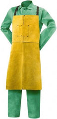 Steiner - 24 x 36" General Purpose Waist Apron - Leather, Yellow, 1 Pocket, Strap Closure - Eagle Tool & Supply
