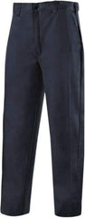 Steiner - Cotton Flame Resistant/Retardant Pants - Zipper Closure, 4 Pockets, 52" Waist, 32" Inseam, Navy, ASTM D6413-10 - Eagle Tool & Supply