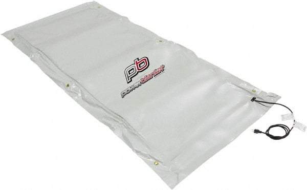 Powerblanket - 108" Long x 60" Wide, Flat, PVC, Standard Heat Blanket - 120 Volts, Flat Back - Eagle Tool & Supply