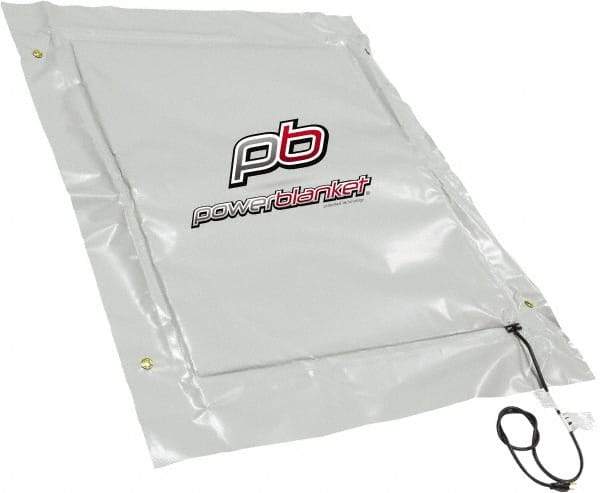 Powerblanket - 48" Long x 36" Wide, Flat, PVC, Standard Heat Blanket - 120 Volts, Flat Back - Eagle Tool & Supply