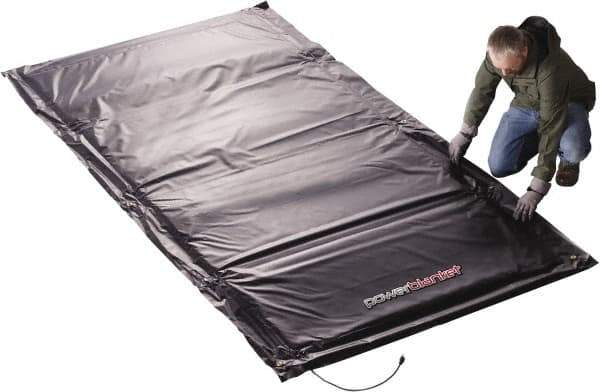 Powerblanket - 120" Long x 60" Wide, Flat, PVC, Standard Heat Blanket - 120 Volts, Flat Back - Eagle Tool & Supply