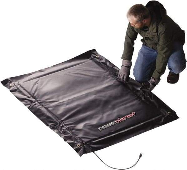 Powerblanket - 48" Long x 36" Wide, Flat, PVC, Standard Heat Blanket - 120 Volts, Flat Back - Eagle Tool & Supply