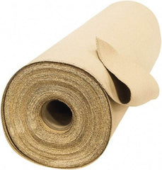 Steiner - 4' Wide x 0.08" Thick Coated Fiberglass Welding Blanket - Tan, Grommet - Eagle Tool & Supply