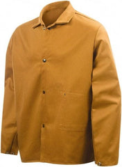 Steiner - Size 3XL Flame Resistant/Retardant Jacket - Brown, Cotton, Snaps Closure - Eagle Tool & Supply
