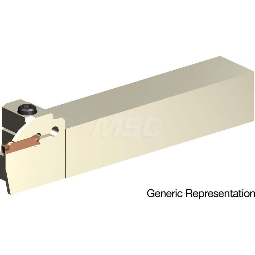 Indexable Cutoff Toolholder: 0.7″ Max Depth of Cut, 1.4″ Max Workpiece Dia, Right Hand 1-1/4″ Shank Height, 1-1/4″ Shank Width, Uses GCMN Inserts, Series GND