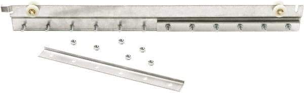 Steiner - 3' Long Galvanized Steel Dock Strip Door Strip Door Trolley - Use with Track & Roller Track - Eagle Tool & Supply