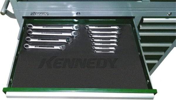 Kennedy - Tool Box PVC Coated Polyester Drawer Liner - 34" Wide x 20" Deep x 1/16" High, For Kennedy Models 3407MP, 348X - Eagle Tool & Supply