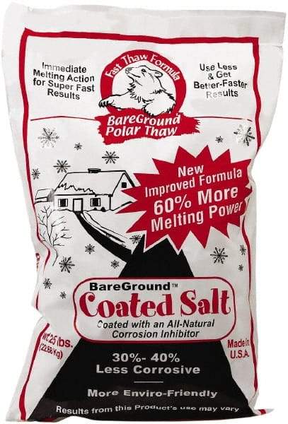 Bare Ground Solutions - 25 Lb Bag Granules - Effective to -20°F - Eagle Tool & Supply