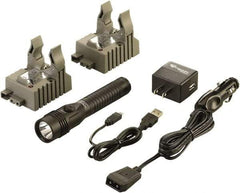 Streamlight - White LED Bulb, 700 Lumens, Industrial/Tactical Flashlight - Black Aluminum Body, 1 3.75V Lithium-Ion Battery Included - Eagle Tool & Supply