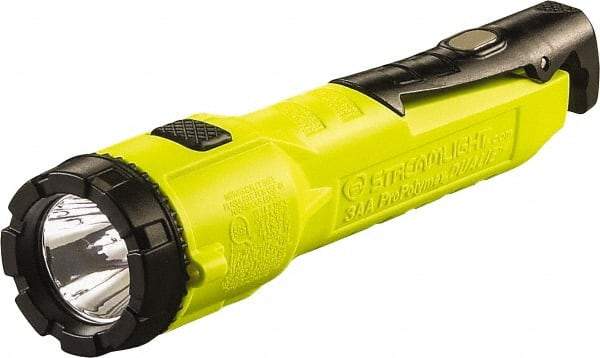 Streamlight - White LED Bulb, 140 Lumens, Industrial/Tactical Flashlight - Yellow Plastic Body, 3 AA Alkaline Batteries Not Included - Eagle Tool & Supply
