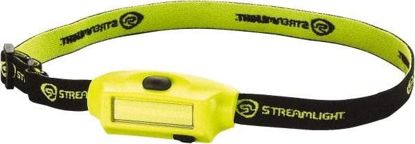 Streamlight - White LED Bulb, 180 Lumens, Hands-free Flashlight - Yellow Plastic Body, 1 Integrated Lithium-Polymer Battery Included - Eagle Tool & Supply